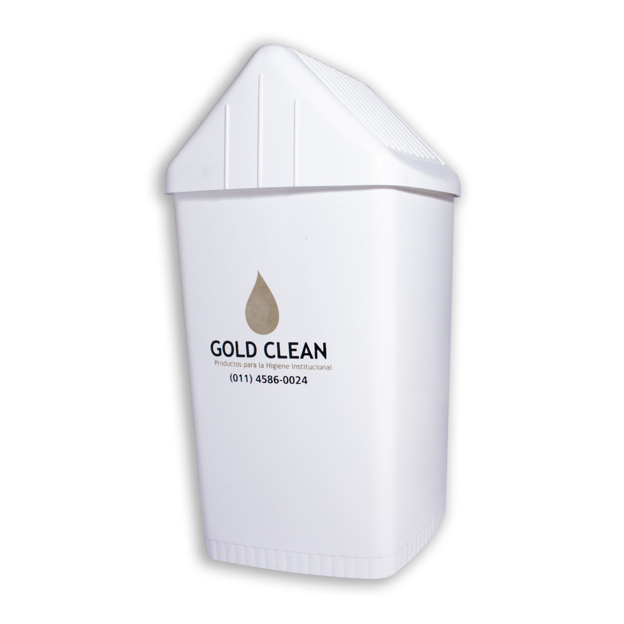 Cesto 23 lts con Tapa Basculante Blanco