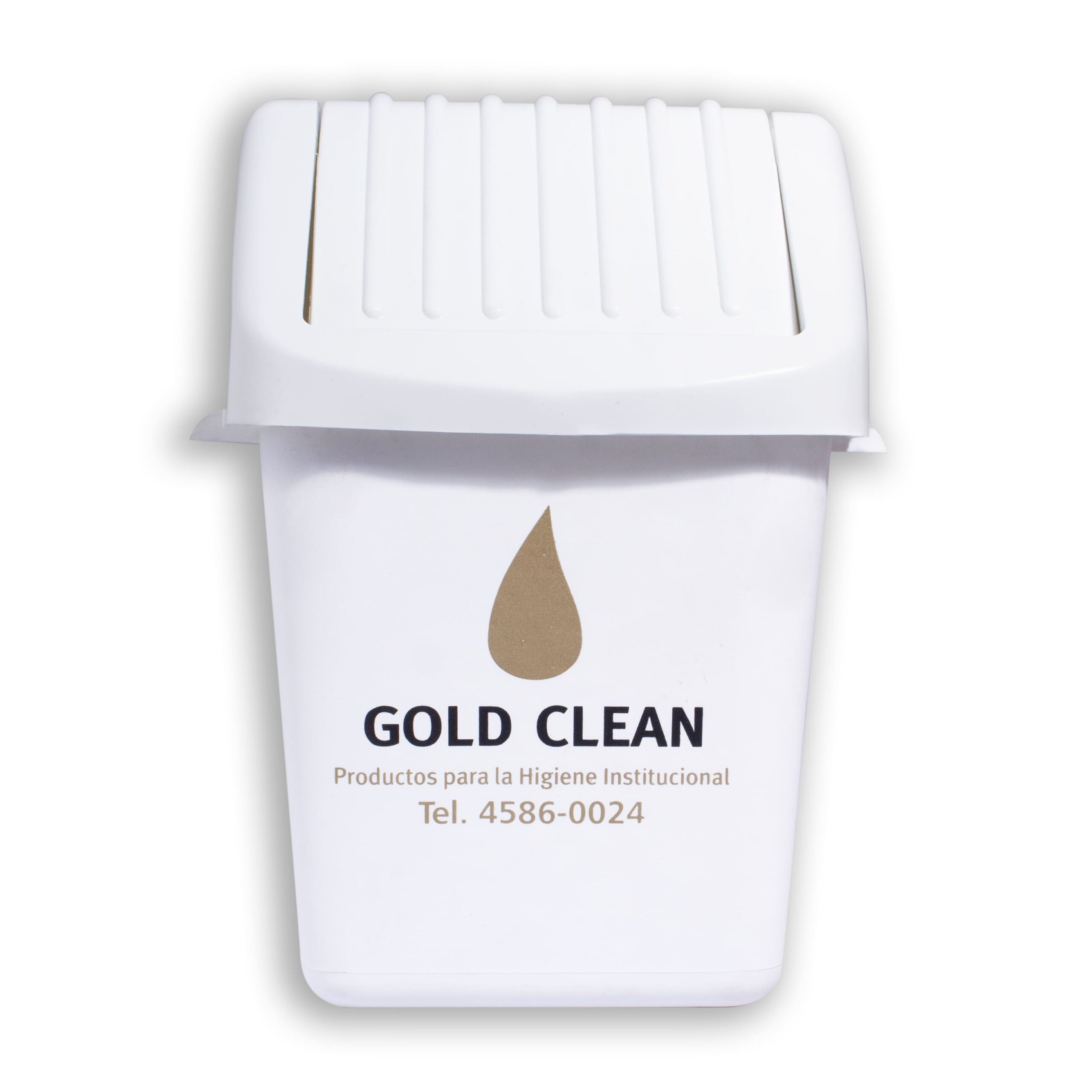 Cesto 6 lts con Tapa Basculante Blanco