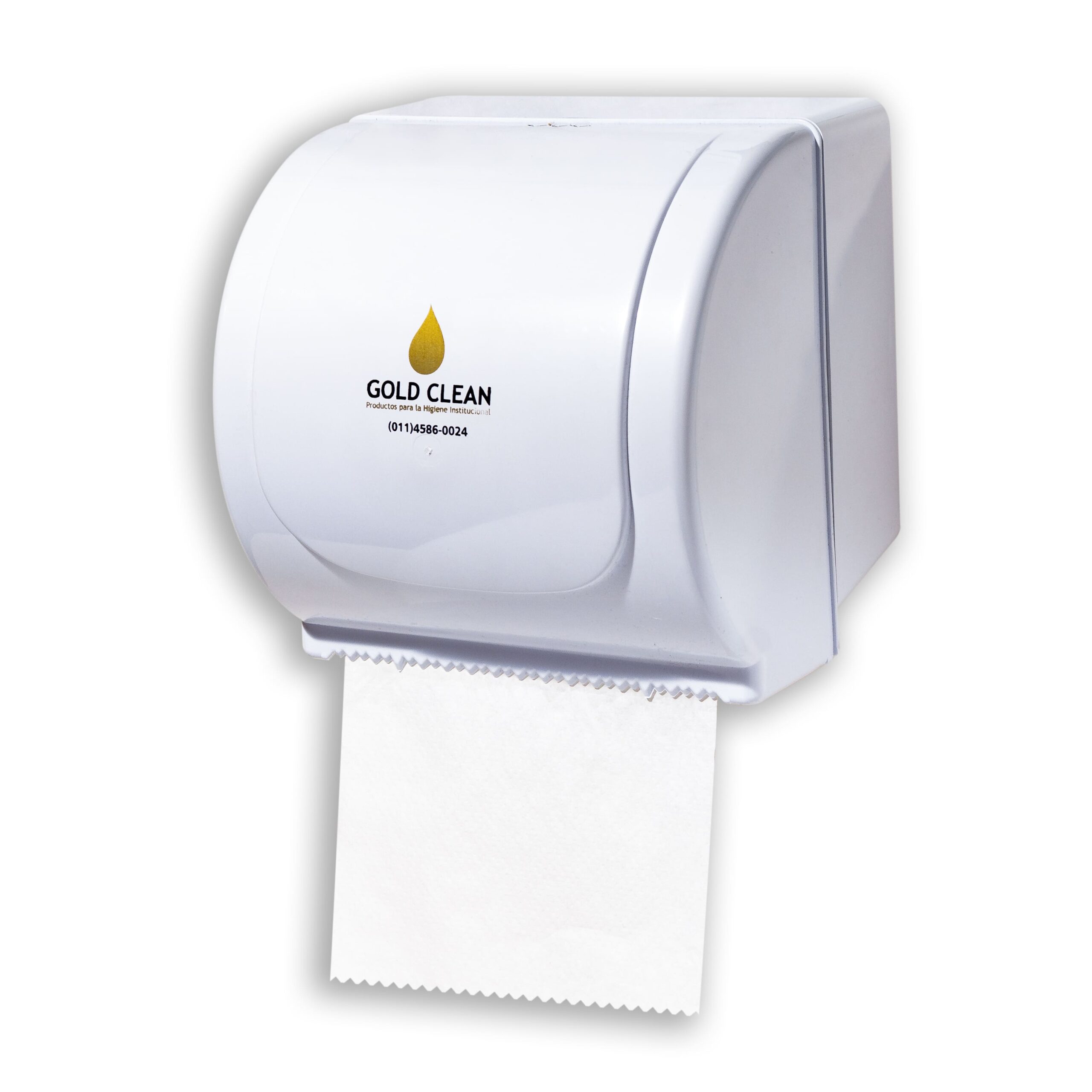 Dispenser Toalla en Rollo sin Mecanismo ABS Blanco