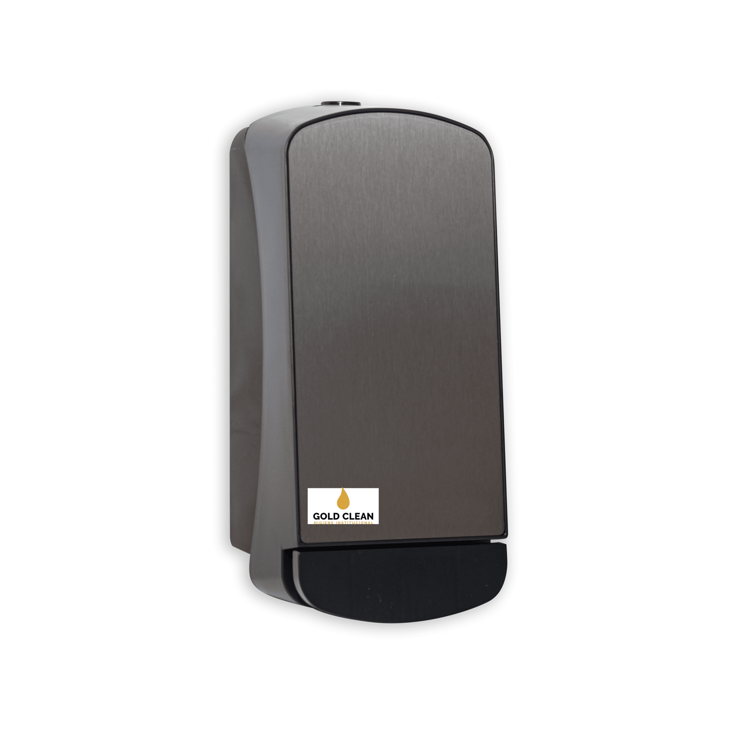 Dispenser Jabón Líquido Negro con Tapa Acero Inox