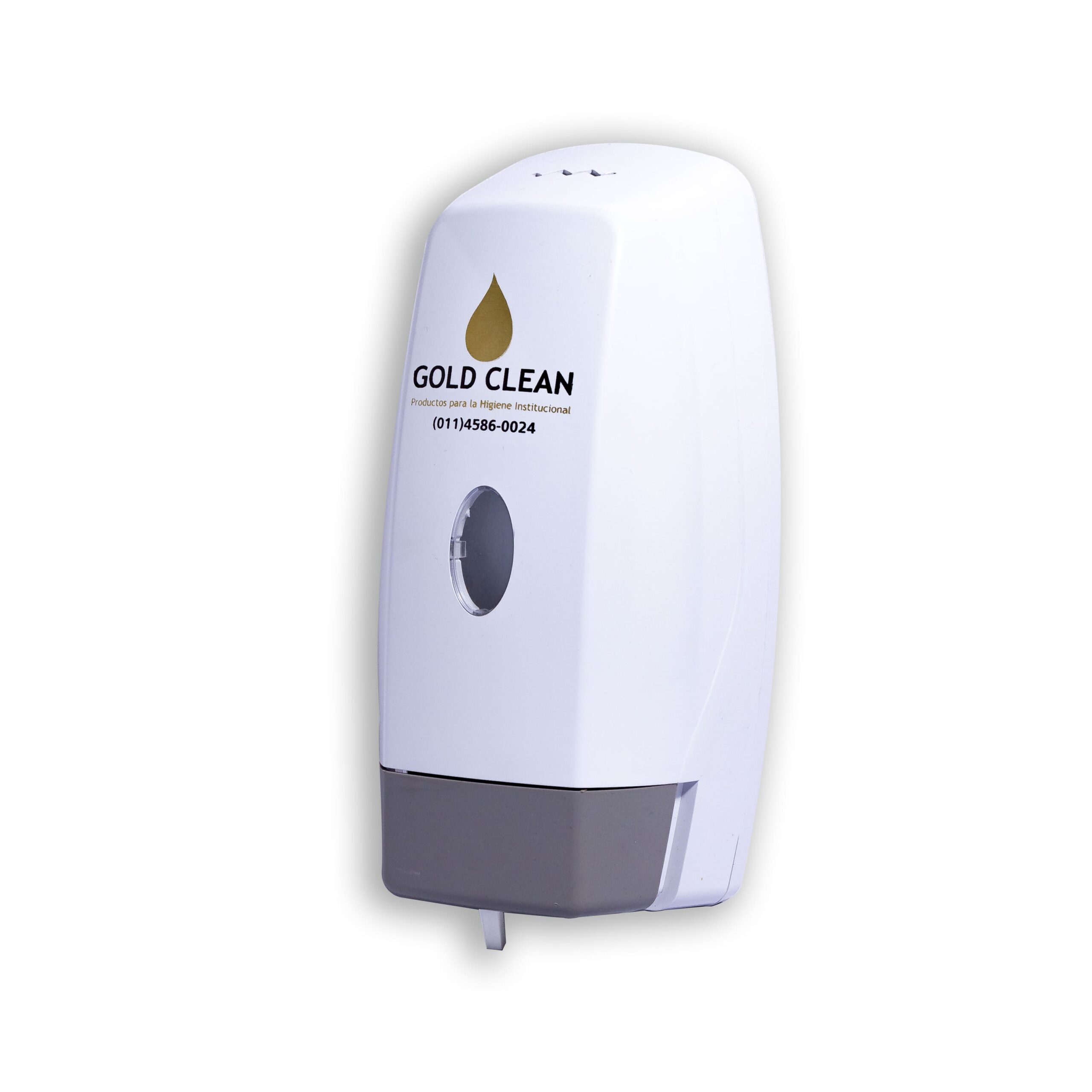 dispenser de jabon liquido flor tecla gris