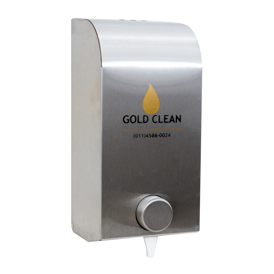 Dispenser Jabón Líquido Curvo Acero